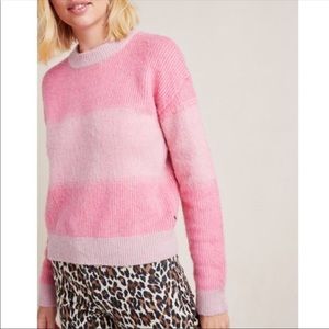 Anthropologie Scotch & Soda pink striped sweater